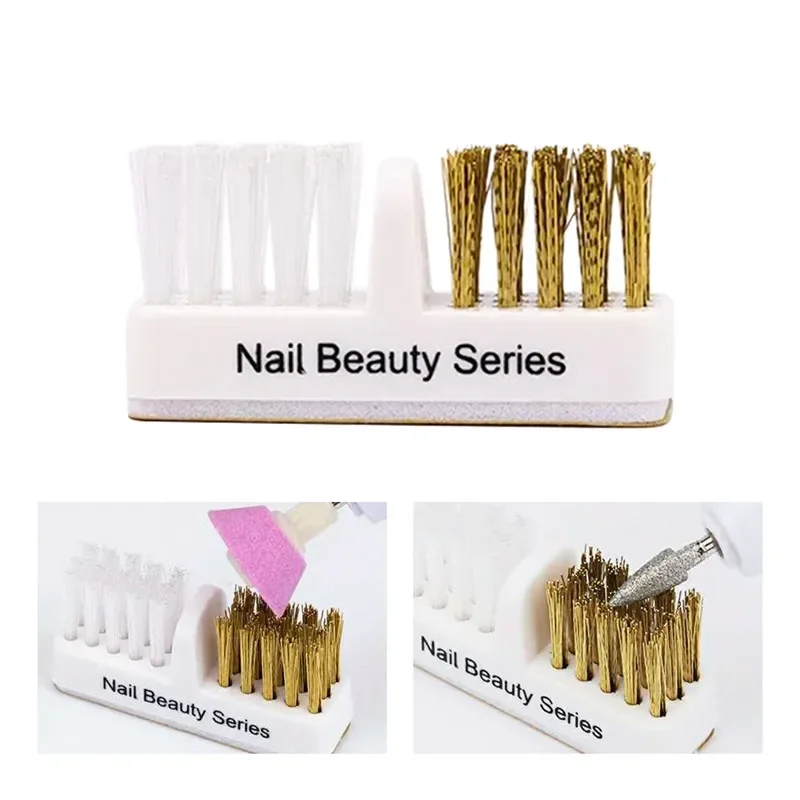 Electric Manicure Drills Cleaning Brush Cleaner Nail Drill Bit 1Pc
