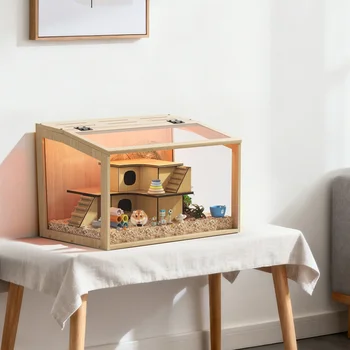 Large Wooden Hamster Habitat 1