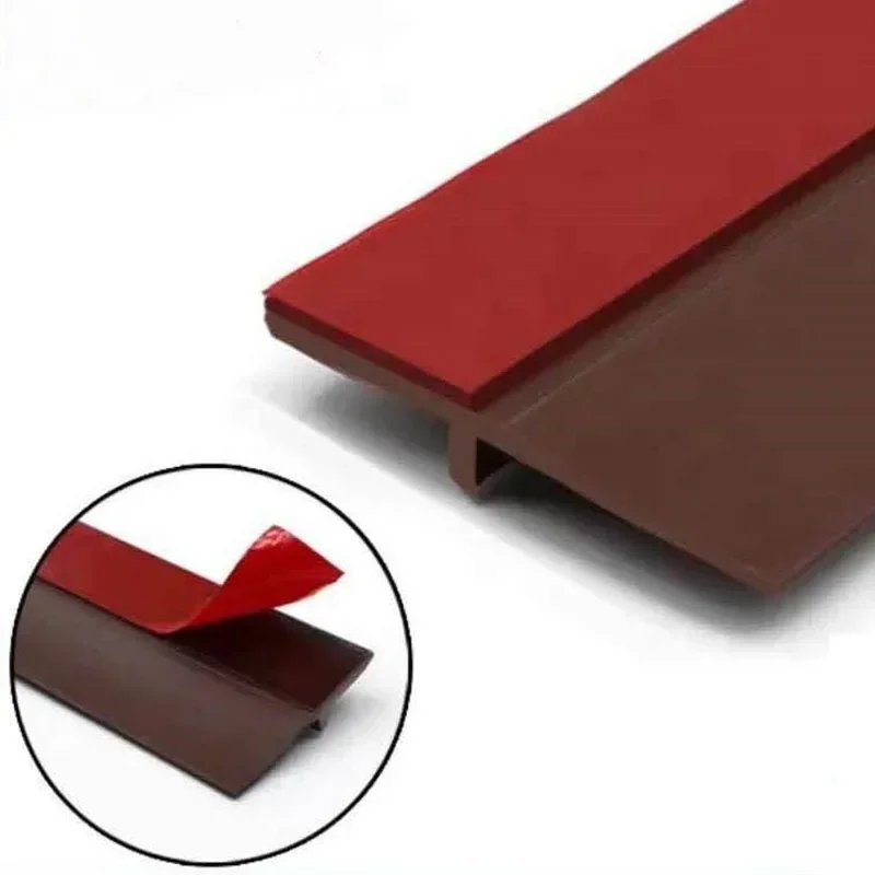 Silicone Self-Adhesive Weather Stripping Under Door Draft Stopper Window Seal Strip 45mm  Insulator Door Sweep Prevent