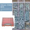 Electronic Component Storage Box Plastic Container Hardware Nuts Organizer Compartment Bolts 2