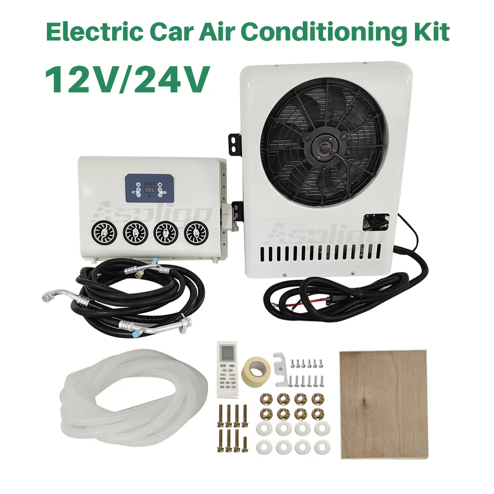 Aspligo-New-12V-Parking-Air-Conditioning-24V-Electric-Car-Split-Air ...