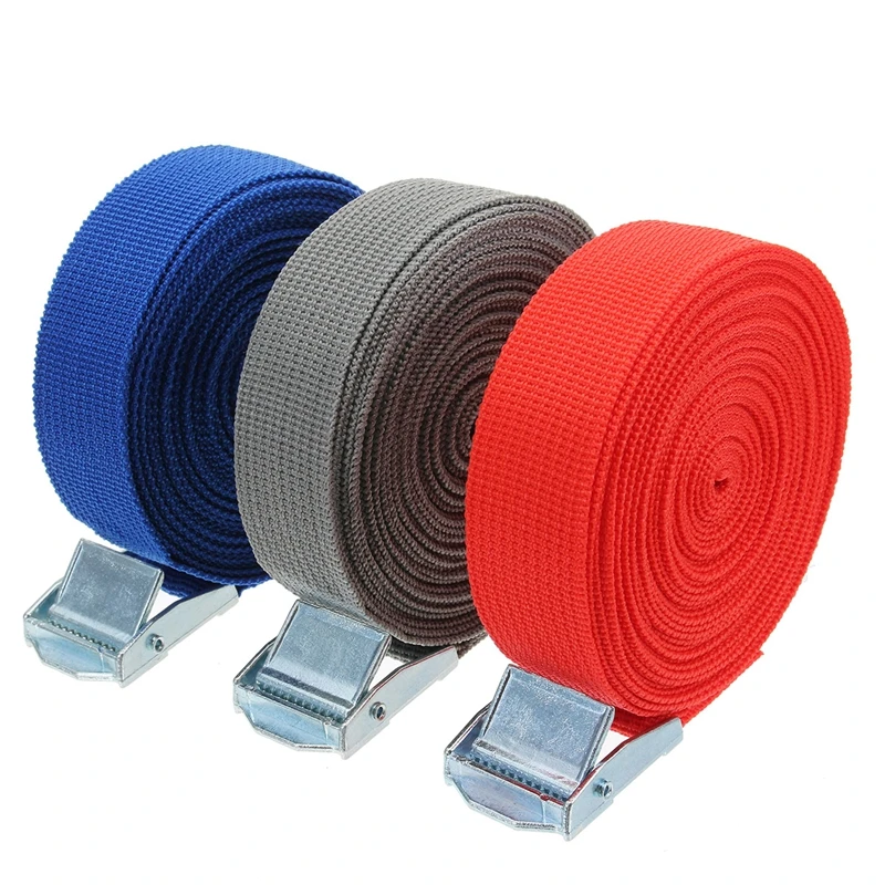 Car Tension Rope Tie Down Strap 5m x 25mm Strong Ratchet Belt Luggage Bag Cargo Lashing Rope Tensioner Metal Buckle Tow cargo straps,cargo tie down strap,tie down straps,lashing strap