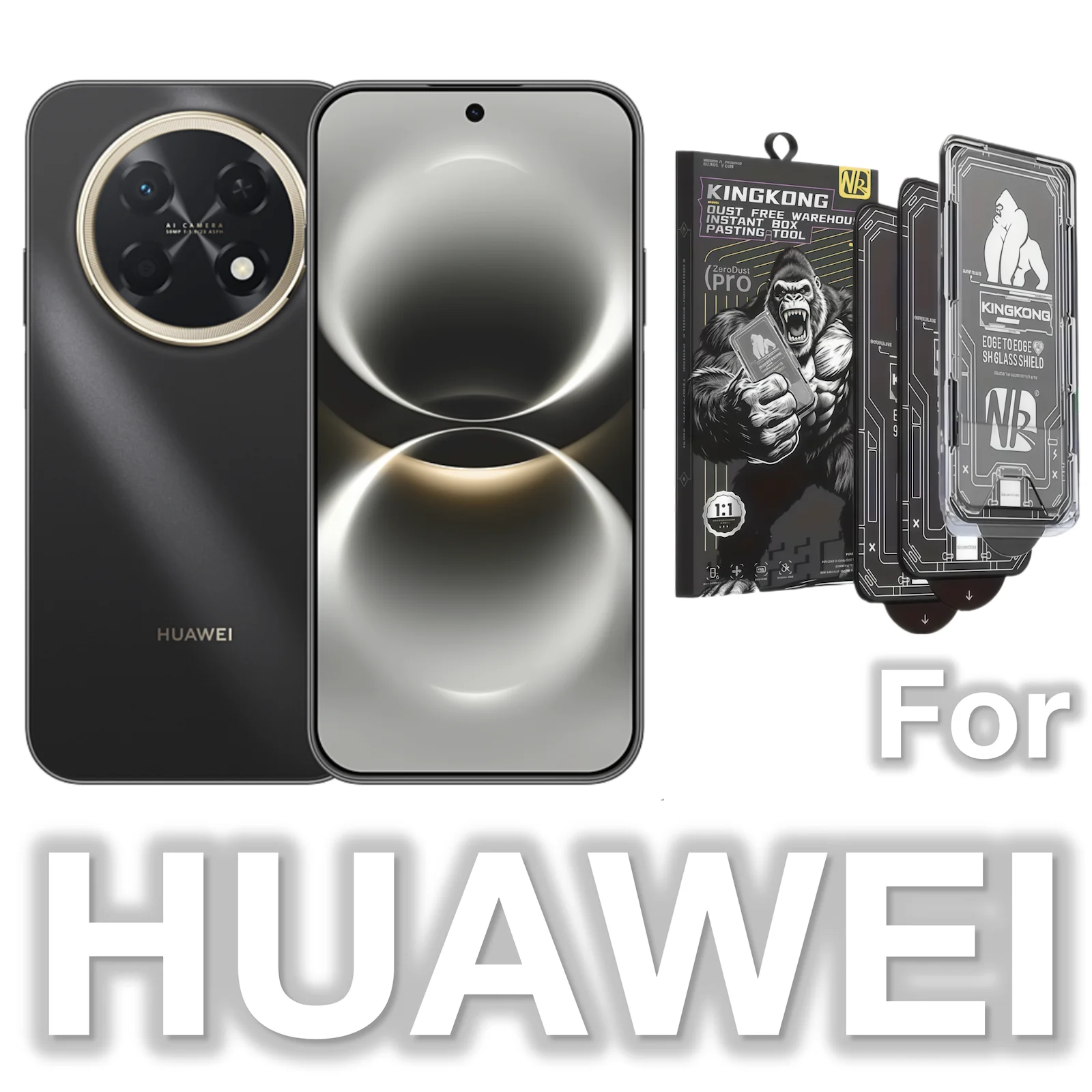 Premium Tempered Glass Screen Protector - 3 Pack, 9H Hardness, Dust-Free