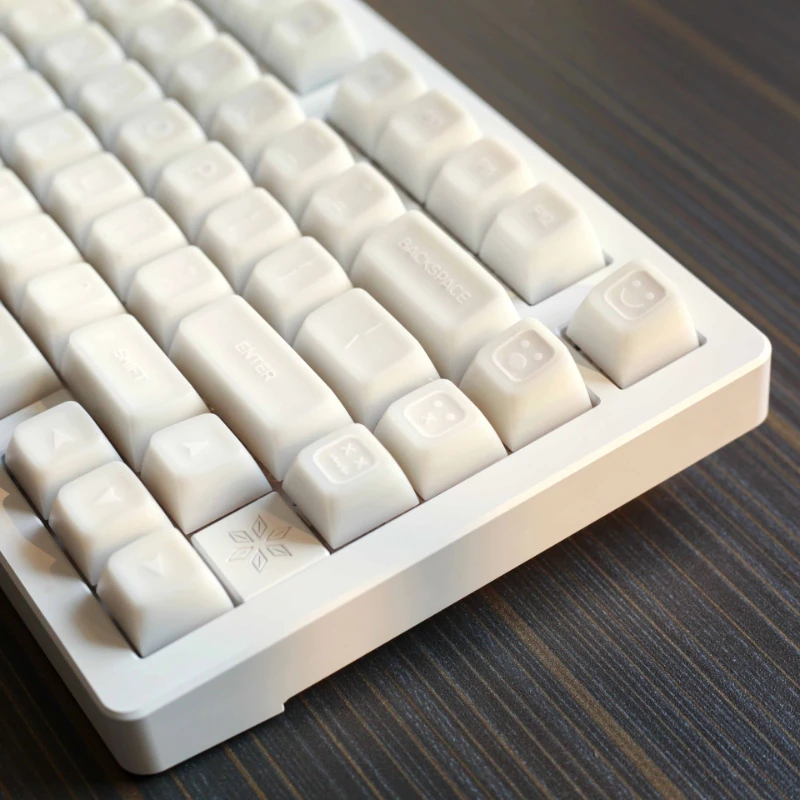 Echome-branco Jade Tema Teclado Cap Translúcido Pbt Sublimação de Corante para Teclado Mecânico SA Perfil - Imagem 2