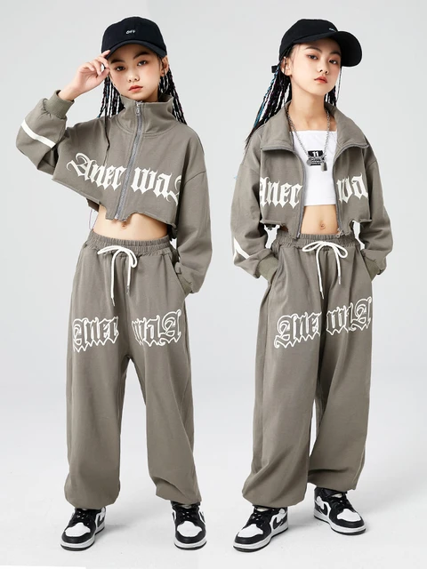 Costume de danse jazz pour filles, pantalons courts en Y, tenues de  performance K-pop hip-hop, vêtements de scène roses, vêtements pour  enfants, BLpayée ity 95, 2022 - AliExpress