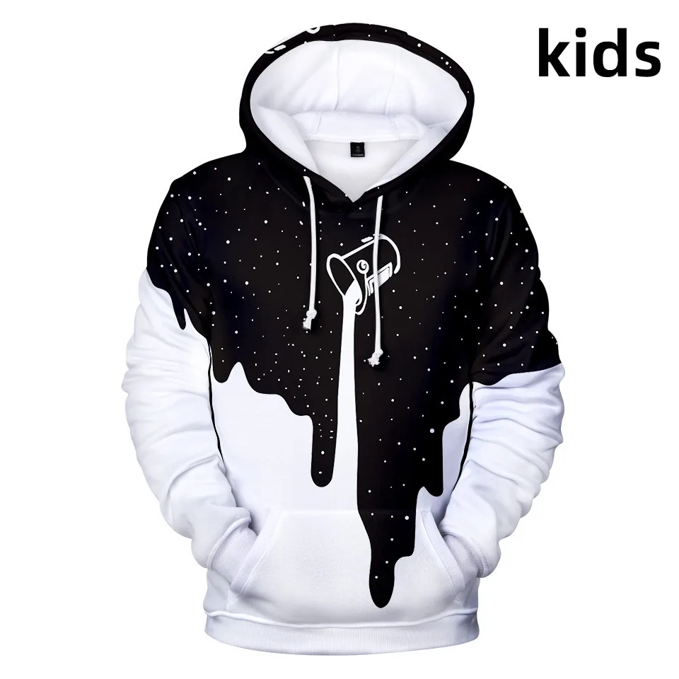 3 to 14 years kids hoodies Milk Space Galaxy clothing boys girls hoodie sweatshirt harajuku streetwear jacket children coat