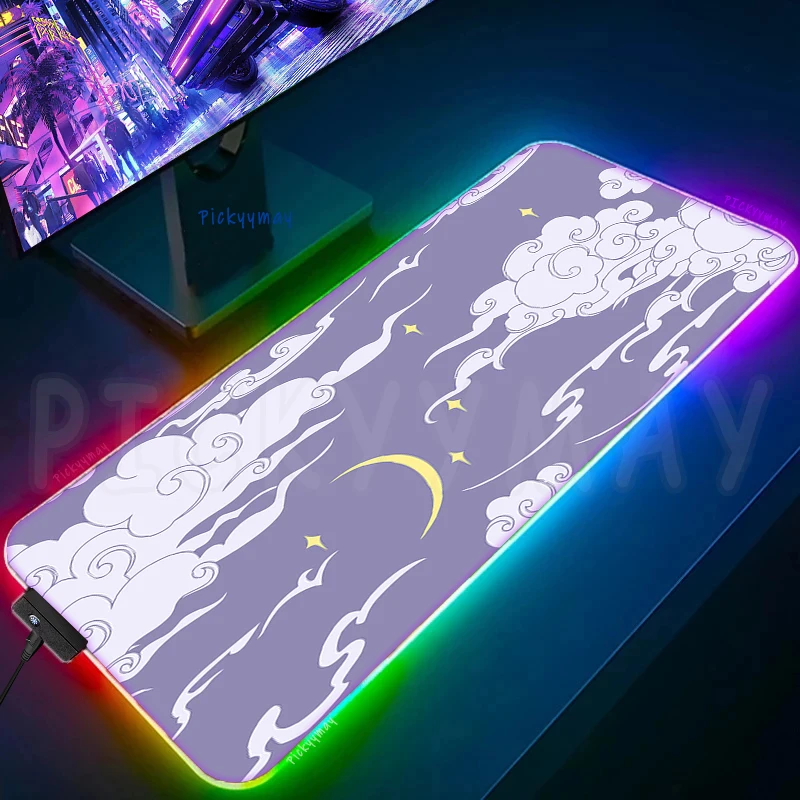 RGB ӿ 콺 е ũ Ŭ 콺 Ʈ, LED  ̸ 콺 е, XXL Ű Ʈ, ߱ ũ Ʈ, ƽ 콺 е Ʈ