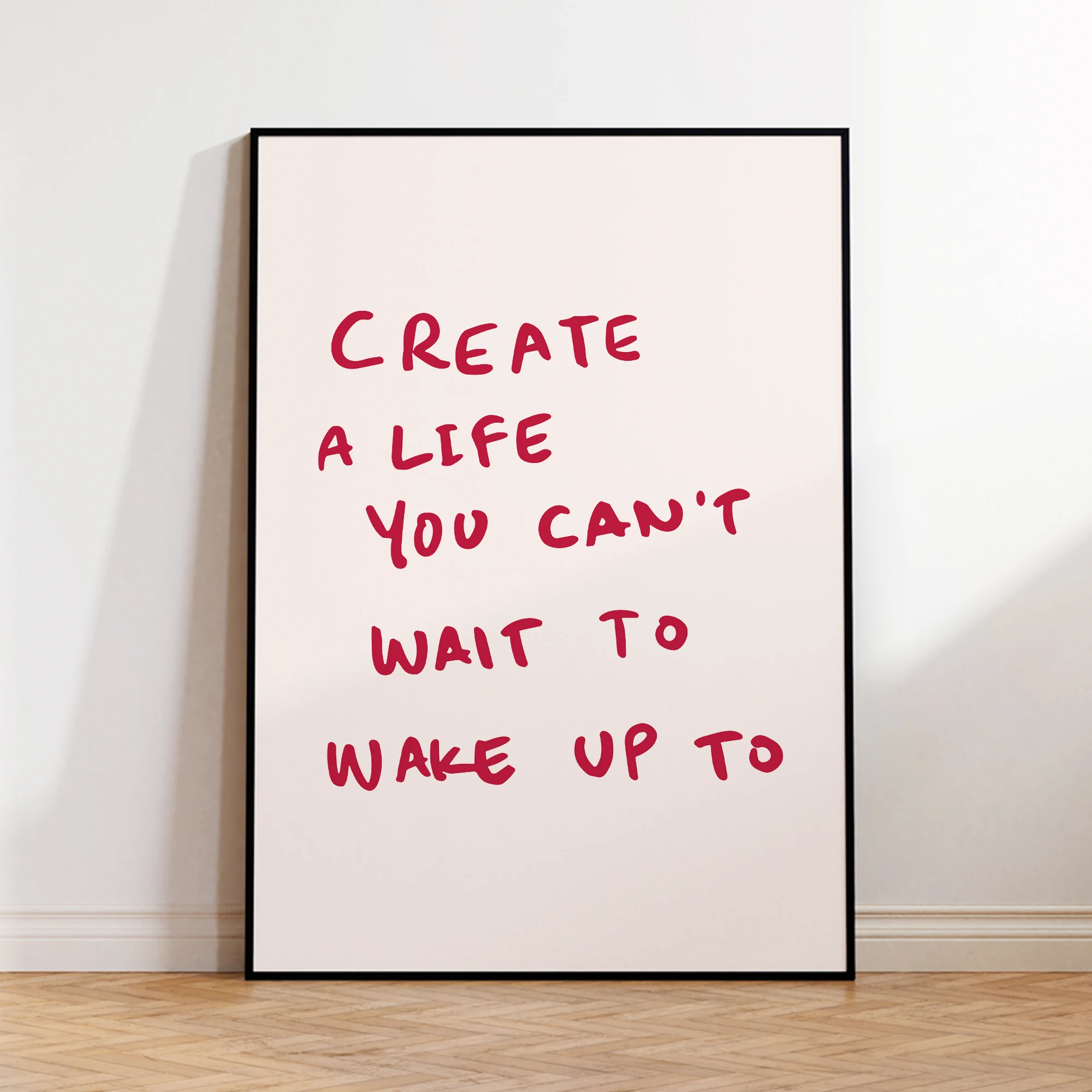 Motivational Wall Art Canvas - Inspirational Quote