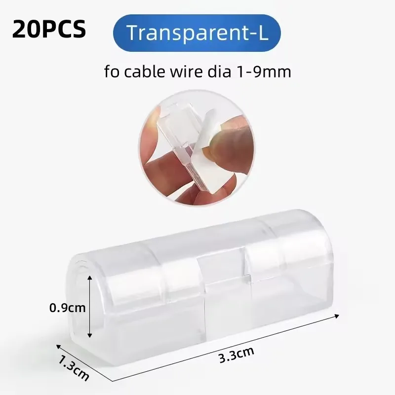 20PCS Transparent -L