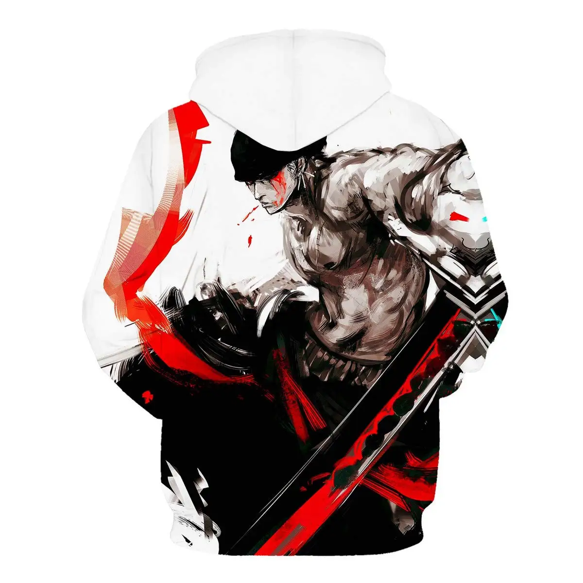 Hoodies Luffy 3D para homens, traje Cosplay