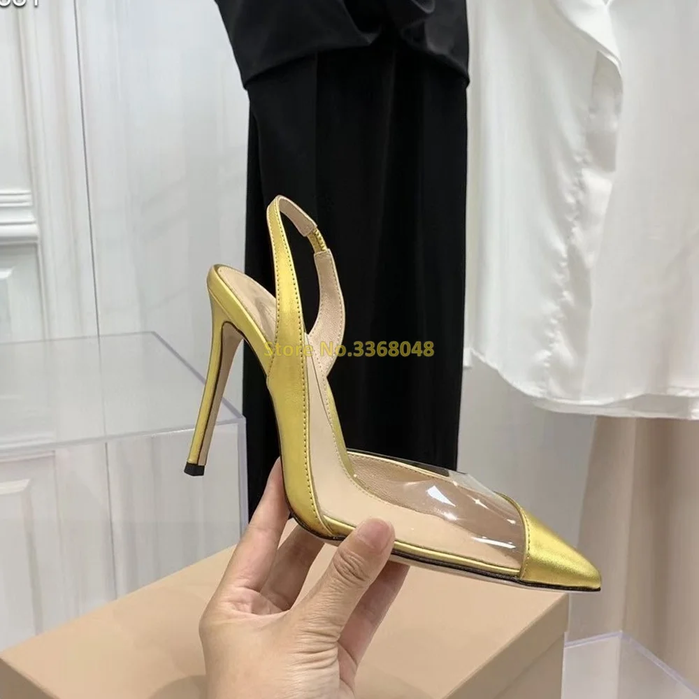 Pvc Leather Women Shoes | Pvc Leather Back Strap | Pvc