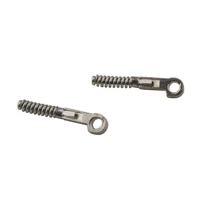 100pcs 1.4mm Thick Spring Insert for Repairing Broken Eyeglass Flex Temples Broken Spring Replacement Part 102# 1