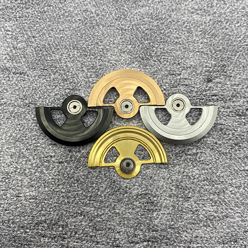 NH35 Automatic Hammer Rotor Fit For Seiko SK007 SPRD 4R35 4R36 Movement Rotor New Skeleton  Automatic Hammer Rotor