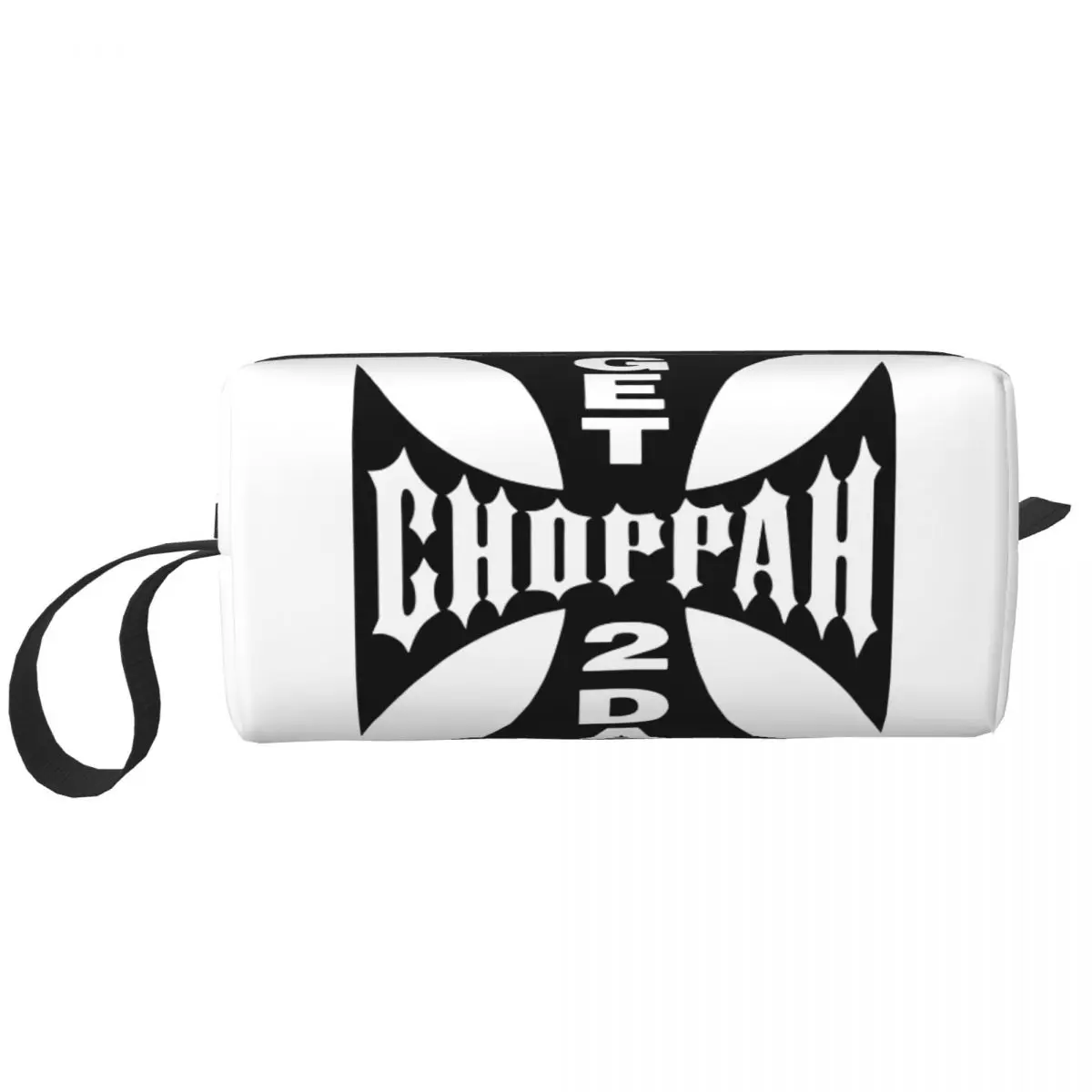 

GET 2 DA CHOPPAH Makeup Bags West Coast Chopper Men Cosmetic Bag Trendy Travel Pouch for Purse Storage