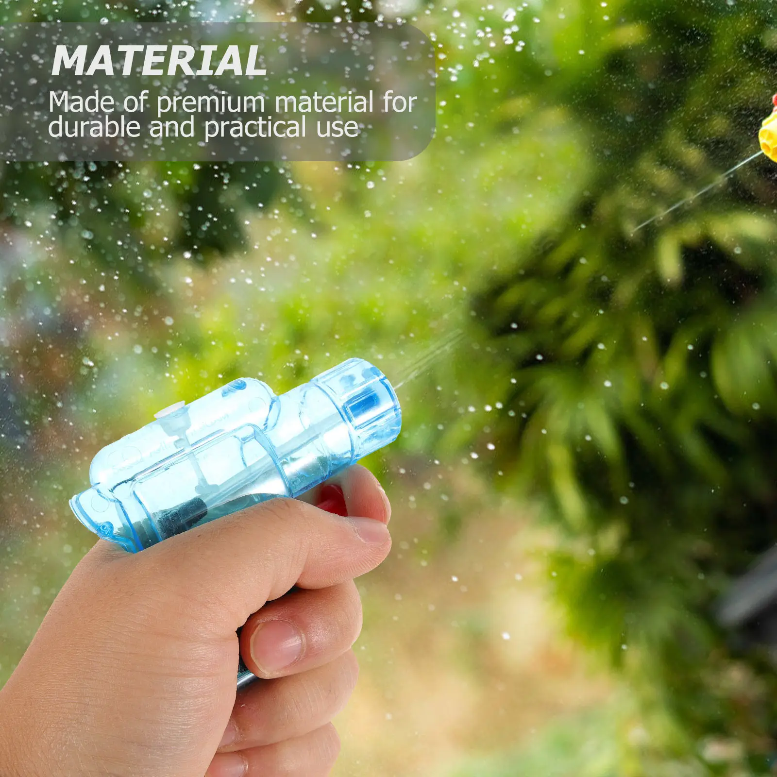 12개 투명 물총  및 어린이를 위한 인터랙티브 여름 물놀이 장난감 야외용 무작위 색상