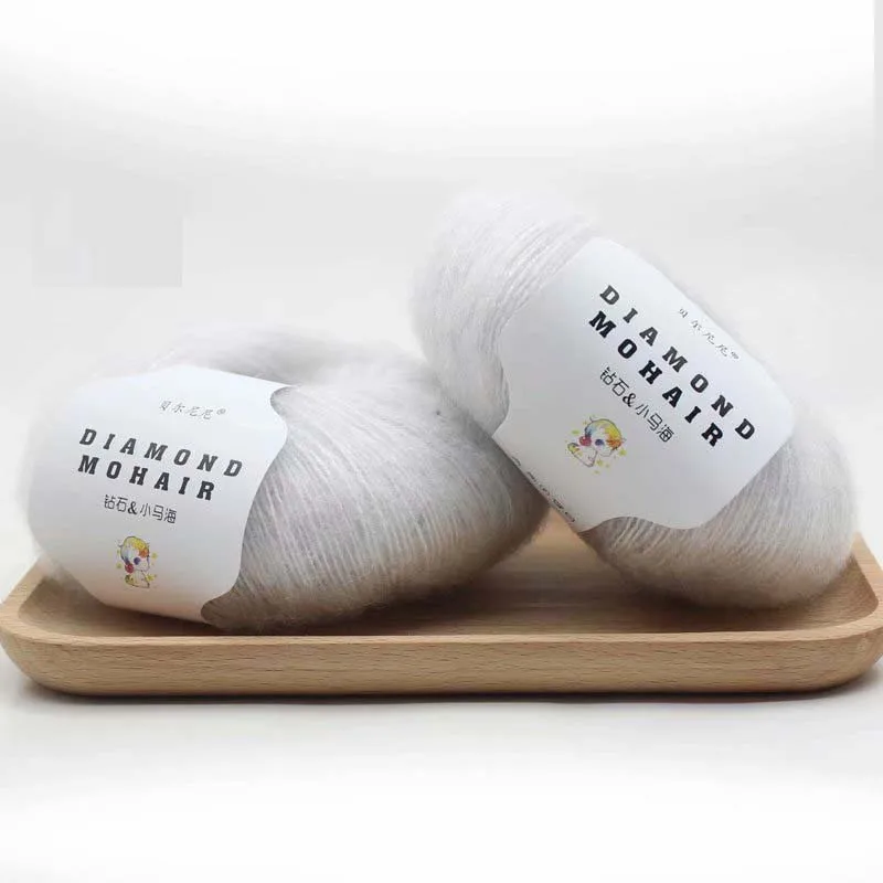 Knitting Crochet Knit DIY Yarn Mohair Wool 25g/Ball 260Meter Art Lots Crocheting Bag Crafts Gift Accessories TH76 6