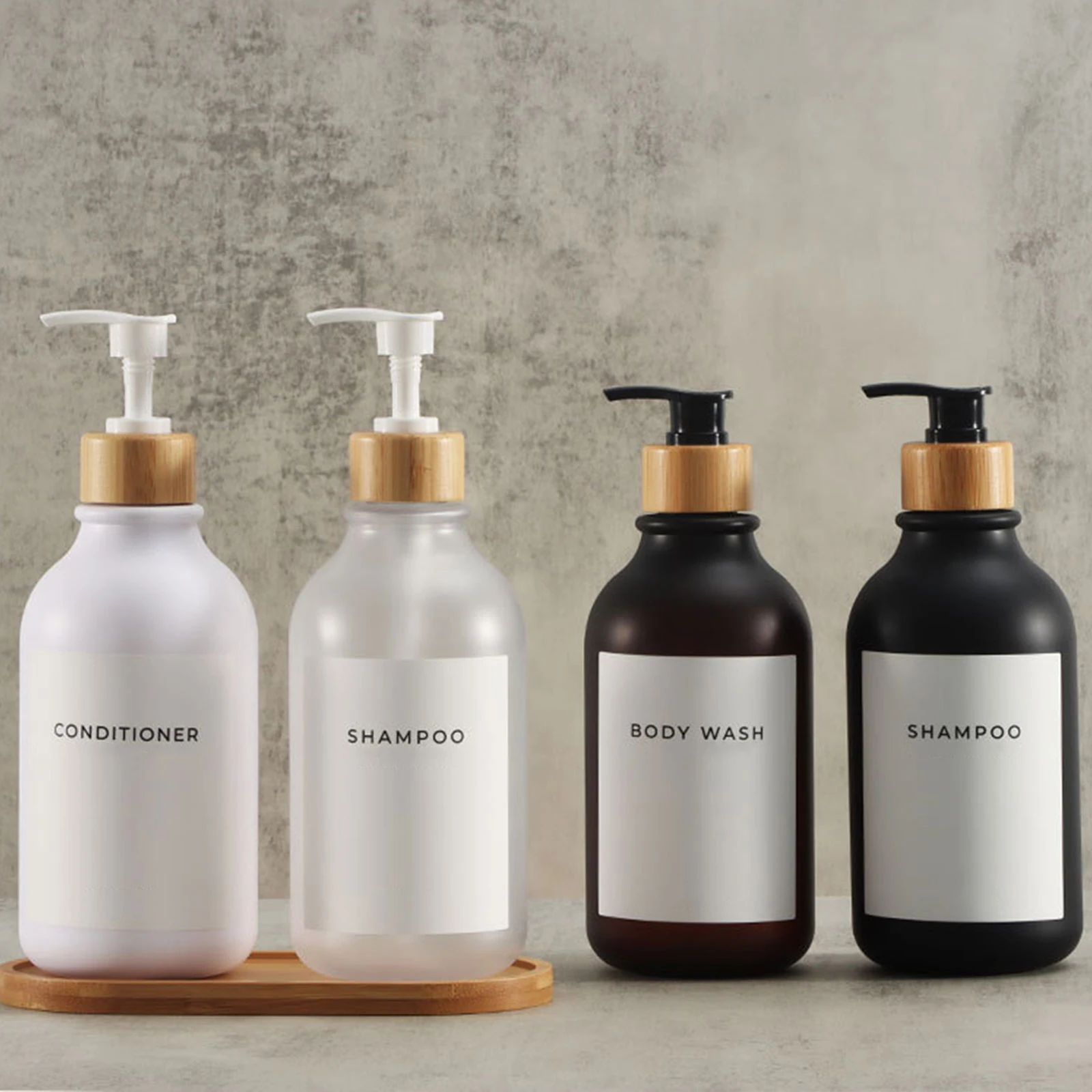 Soap Dispenser Hand Sanitizer Dispenser Refillable Bottle Soap Dispenser Bottle Foaming Soap Dispenser Refillable Plastic Bottles Plastic Lotion Bottle 300/500ml White Soap Dispenser Bottle Bathroom Shampoo Body Soap Bottle Large-capacity Lotion Hand Dish Plastic Empty