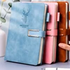 360 Sheets Business Notebook Buckle Notebook Multi Color Thickened A5 Leather Notebook Stationery Supplies