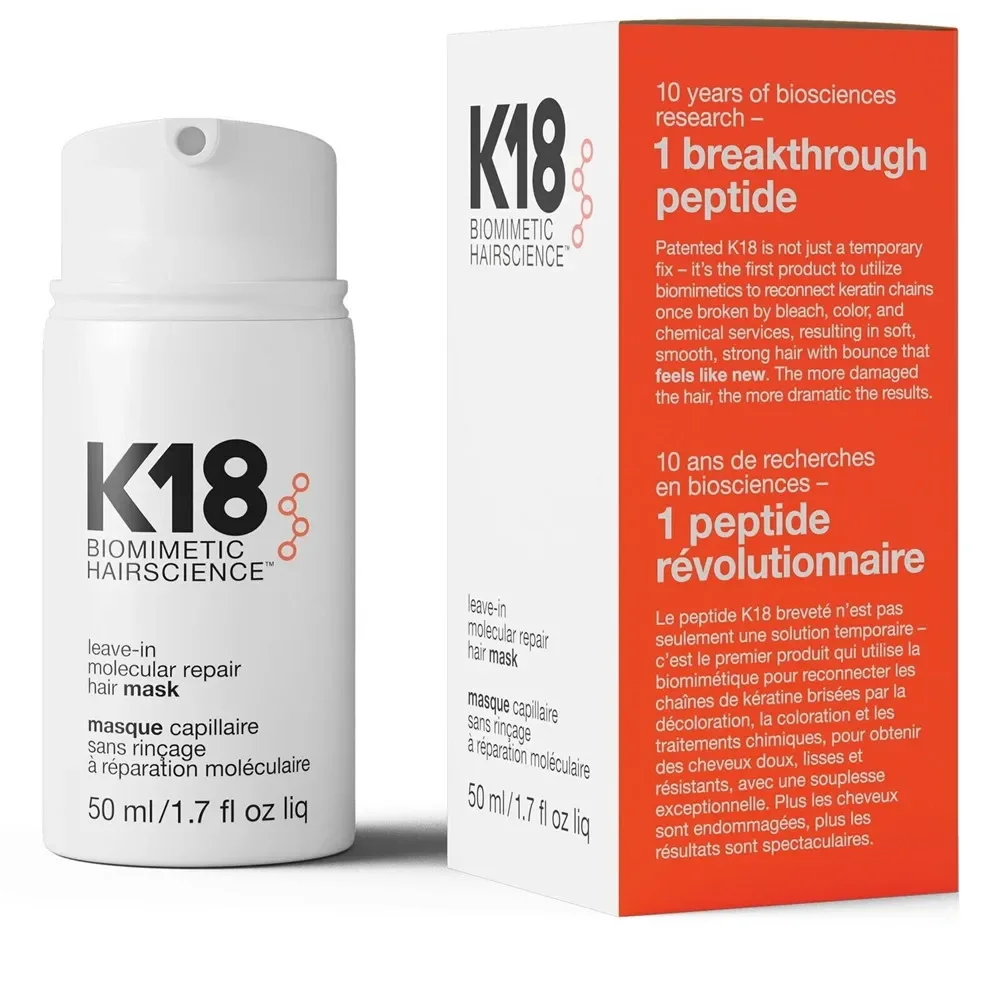 K18 50ml Molecular Repair Hair Mask Damage Restore Soft Hair Deep Repair Keratin & Scalp Treatment Hair Care Condition wholesale