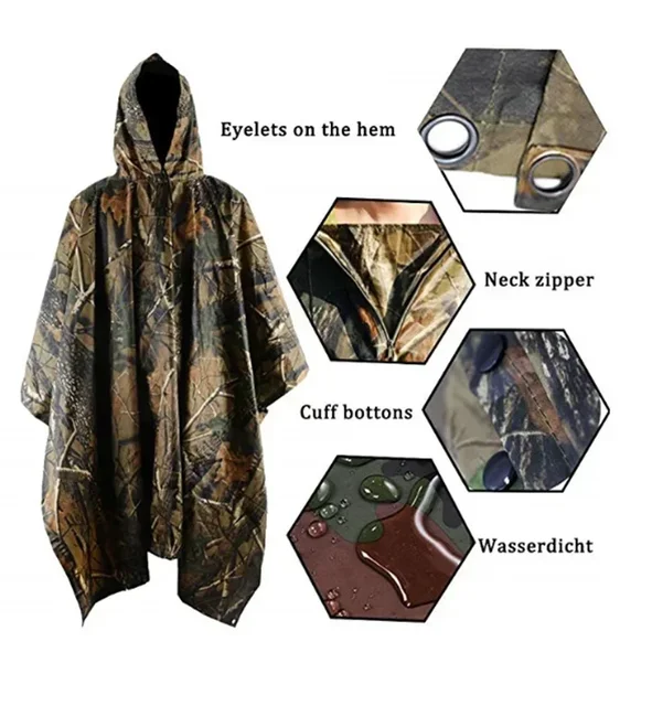 다양한 용도로 활용할 수 있는 다기능 비옷 배낭 레인 커버