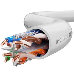 High - Speed Flat Ethernet Cable with RJ45 Connectors - UTP Cat 6 Network Cable - 30M (Grey)