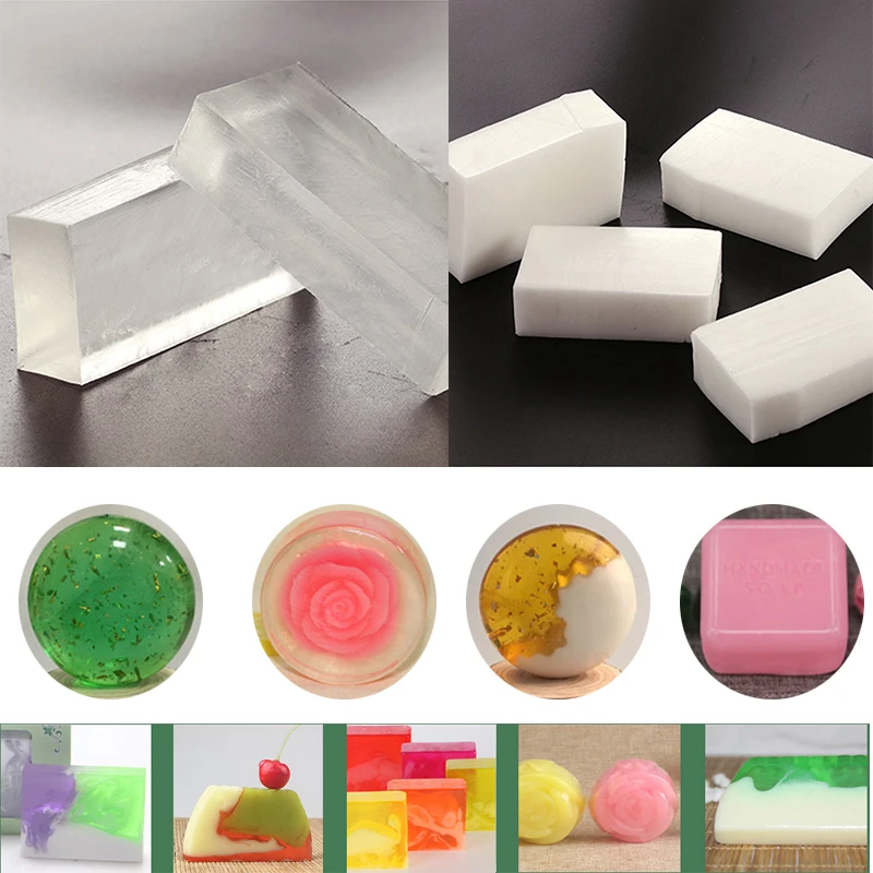 Soap Base 1kg Hand Soap Based DIY Essential Oil White/transparent Raw Material