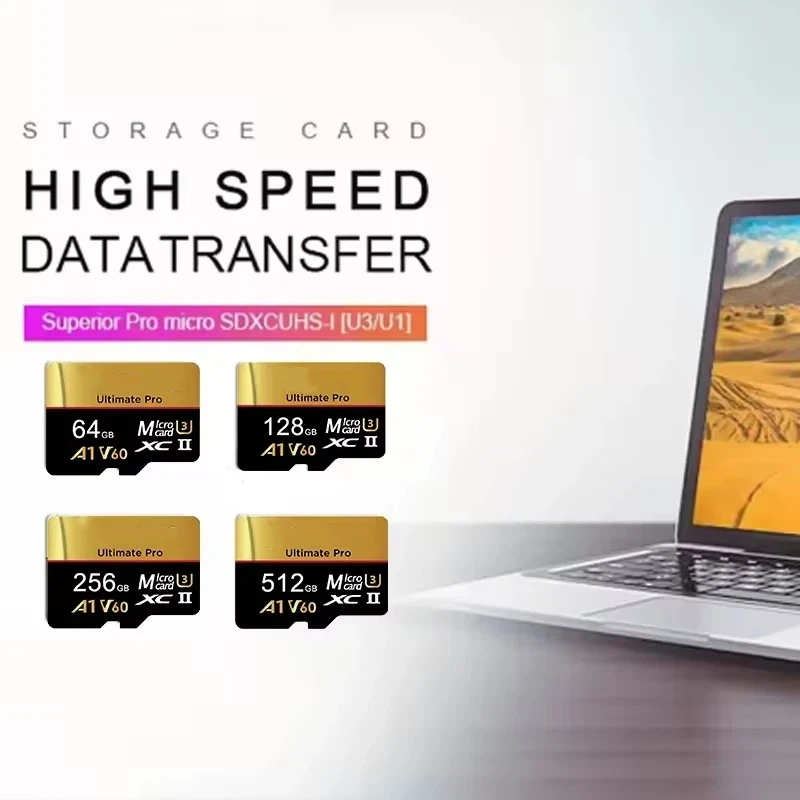 Ultra High-Speed Large Capacity Flash Memory Card - 1TB/512GB