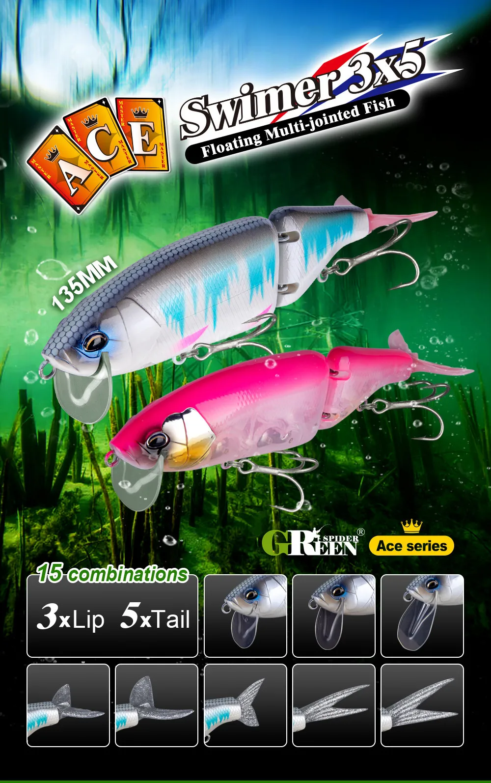 Description Picture 2 of itemBATTLEBASS 2022 Swimbait Big Fishing Lure Artificial Hard Bait 165mm 86g Jointed Fishing Lure for Predator Wobbler Minnow Pike