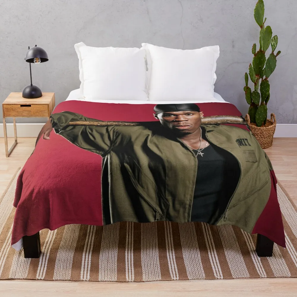 

50 cent Throw Blanket Loose Blanket Designer Blanket
