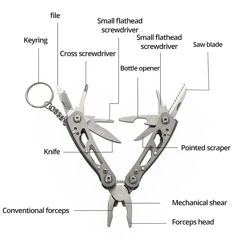 Multifunctional Pliers Multifunction Pliers Army Knives Cover Bags Nylon Oxford Set Folding Knife Packaging Nylon Case Gift Knife Set