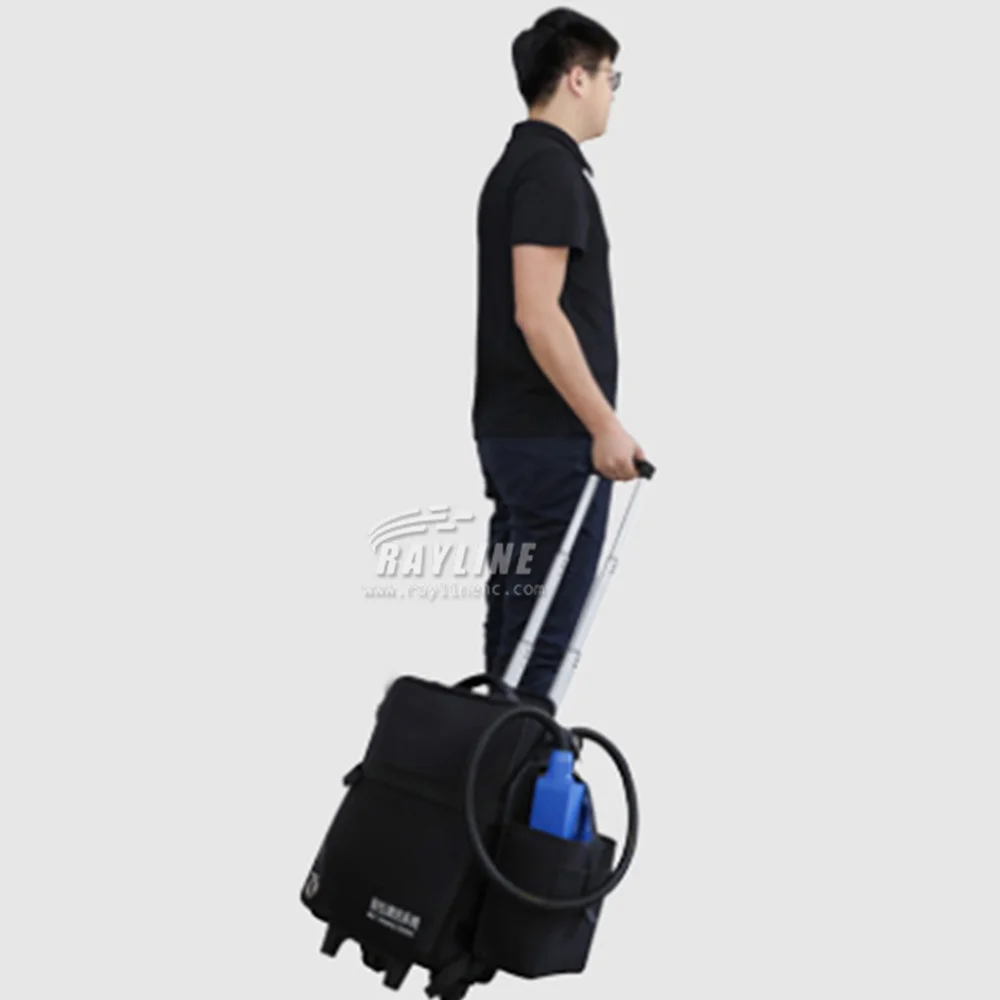 50w 100w 200w 500w portable handheld backpack pulsed mobile fiber laser cleaner rust removal cleaning machine 3