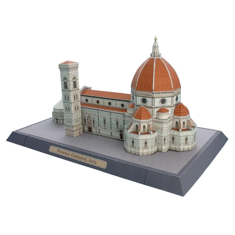 Chiesa Di Santa Maria Del Fiore Italia World Classic Architecture 3D Paper Model Building Giocattoli Educativi Fai Da Te