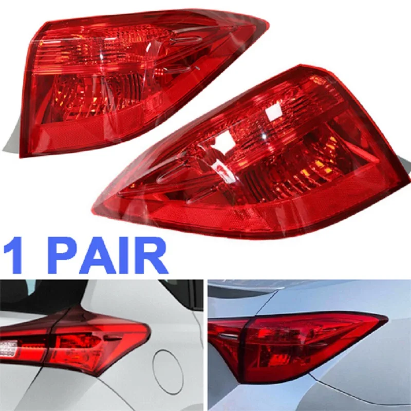 

1Pair Outer Tail Lights Left & Right Rear Lamps For Toyota Corolla Se/Xle/Xse Sedan 2017 2018 2019
