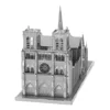 Notre Dame de Paris 3D Metal Puzzle model kits DIY Laser Cut Puzzles Jigsaw Toy For Children 4
