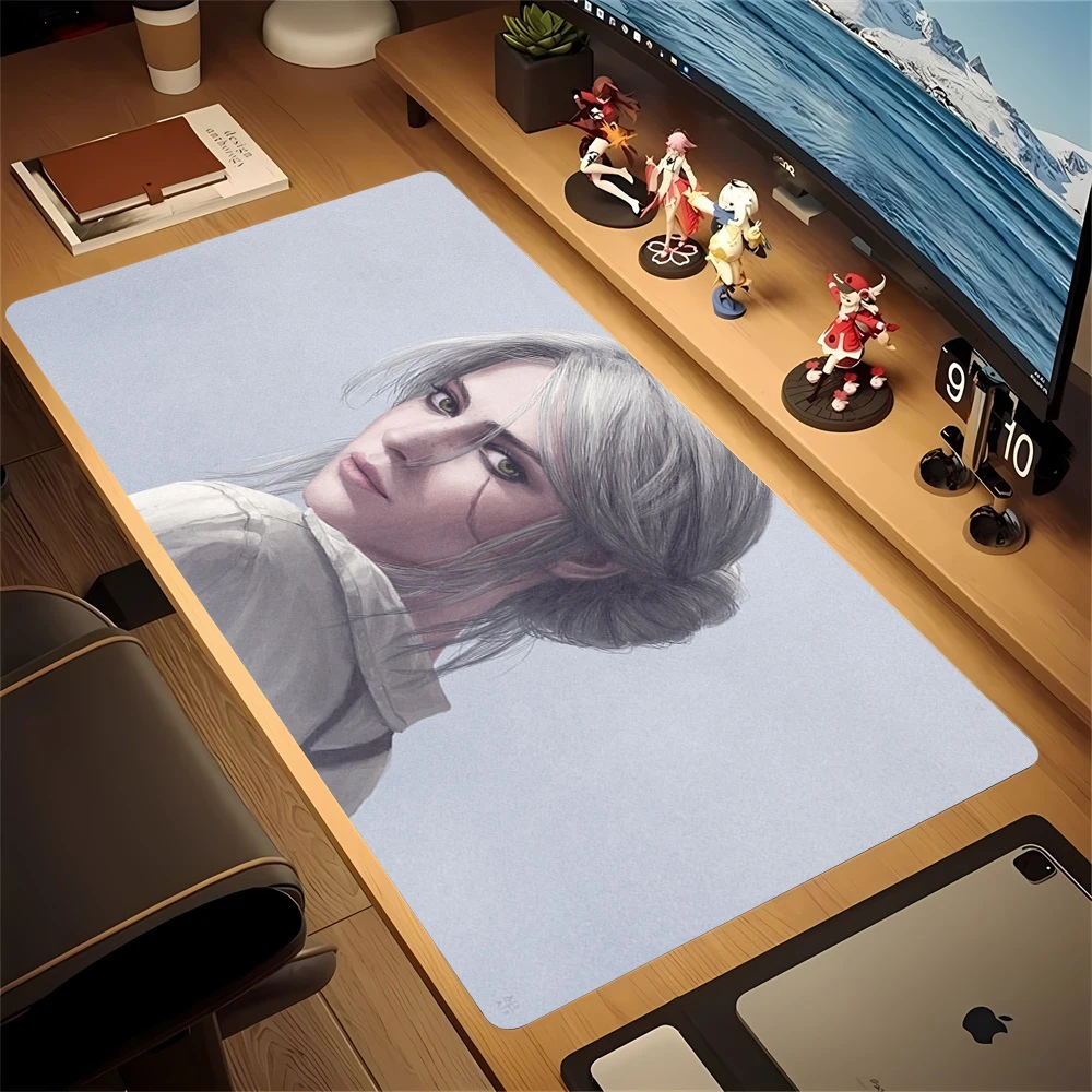 XXL Non-Slip Rubber Desk Mat - The W-Witchers 3 Gaming Design