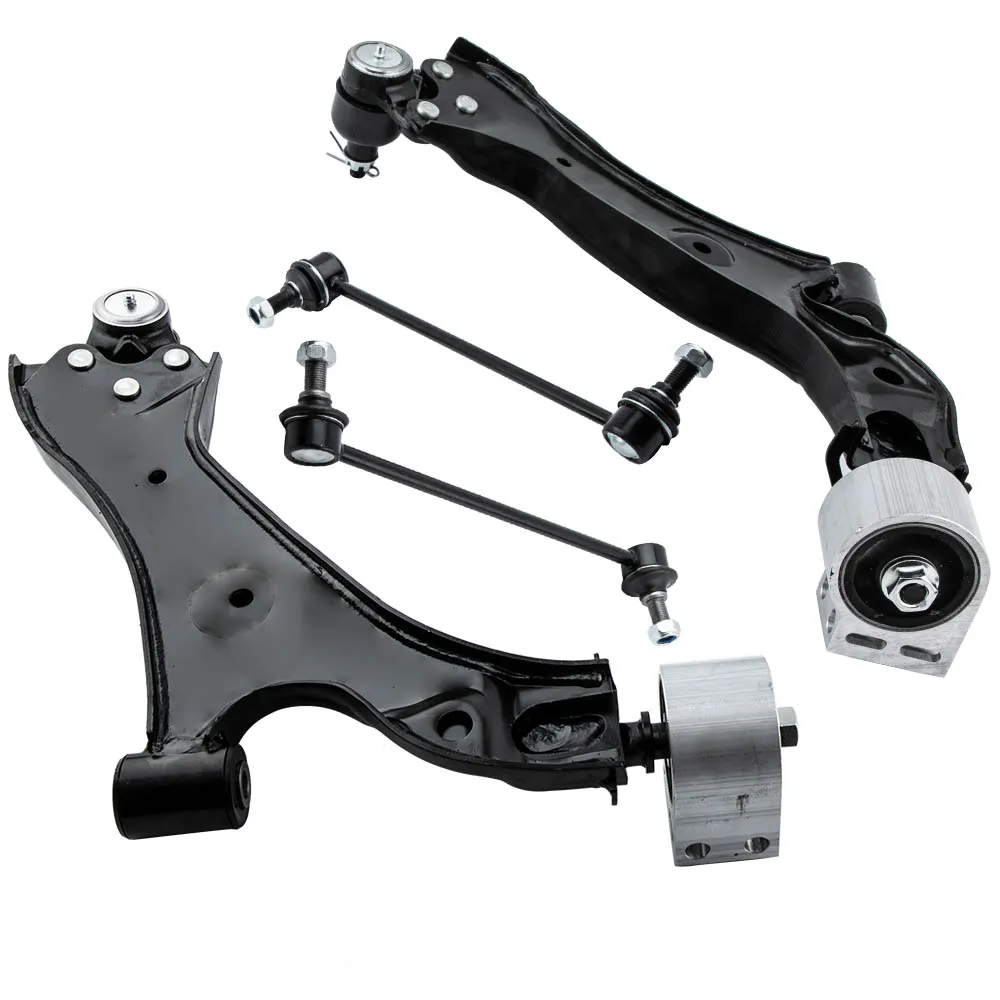 

4 Piece Front Lower Control Arms Sway Bar Link Kit For Chevy Equinox GMC 10-17
