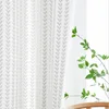 1PC Japanese Lace Gauze Wheat Hollowed Out Curtains for Living Room 3