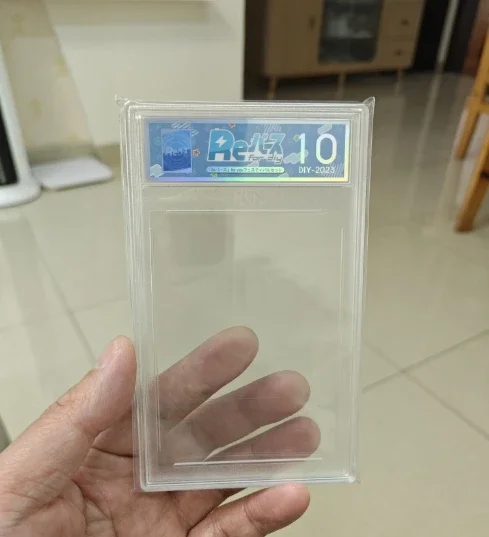 PTCG WS Weiss Schwarz Style DIY Label Custom Label Plastic Card Brick Collector Card Protective Shell 63*88 No Cards
