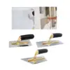 Plastering Trowel Normal Polish Stainless Steel Putty Paint Filling Spatula for Cement Wall Decoration Wall Construction Stucco 4