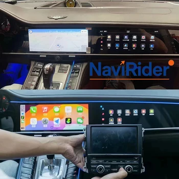 Sistema di Navigazione Intelligente GPS Aggiornato con Doppio Schermo Interattivo CarPlay per Porsche Panamera 2010-2017