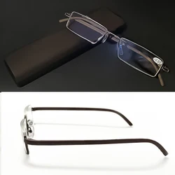 Enhanced Blue Light Blocking Men's Decorative Glasses - Ideal - +400 (Brown)