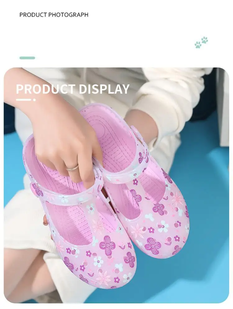 Breathable Women's Mules Clogs Slippers Soft Bottom Flower Garden Shoes 9 S48966fdc75f84822bf318005764e88b1B Breathable Women's Mules Clogs Slippers Soft Bottom Flower Garden Shoes
