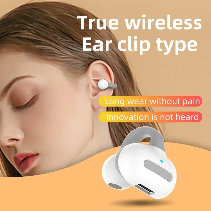 P70 Earclip Wireless Bluetooth Headset OWS Touch Light Mini High Quality Earplugs Anti Sweat HD Sound Stereo Universal Headset 5