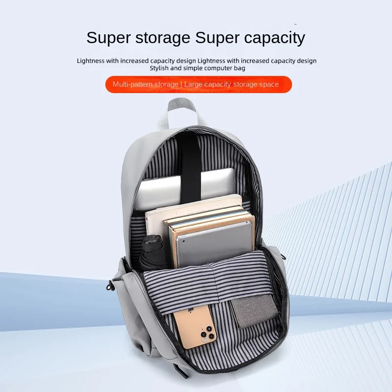 QINNXER One shoulder bag for men's stylish large capacity middle school high college student multifinonal travel backpack laptop