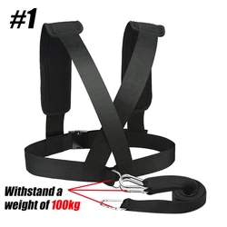 Ultimate Speed, Stamina & Strength Training Kit - Resistance & Assistance Trainer with Sled Harness (Type 1)