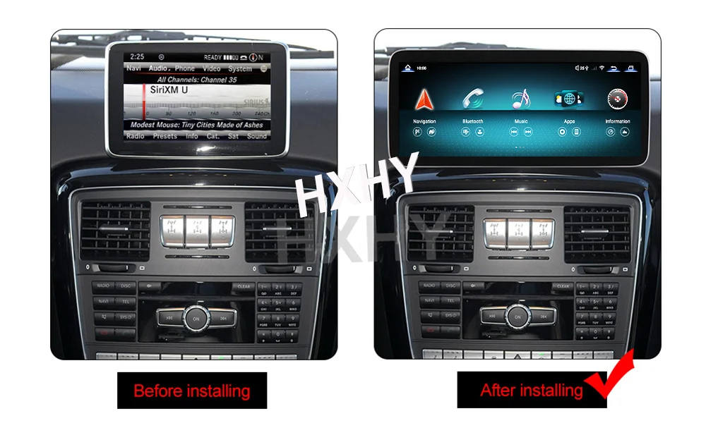 Qualcomm 12.8inch Android 15 8Core 12+256G Car Radio Multimedia BT Auto For Benz