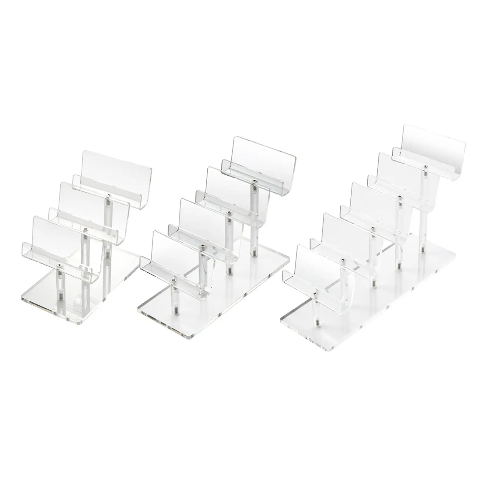 Step Acrylic Wallet Purse Display Glasses Rack Organiser Holder for