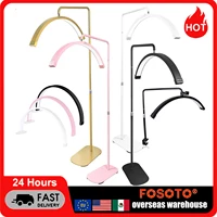 FOSOTO Overseas Warehouse LED Video Light Half-moon Shaped Nail Desktop Ring Light For Tattoo Beauty Salon Eyelash Fill Lamp 1