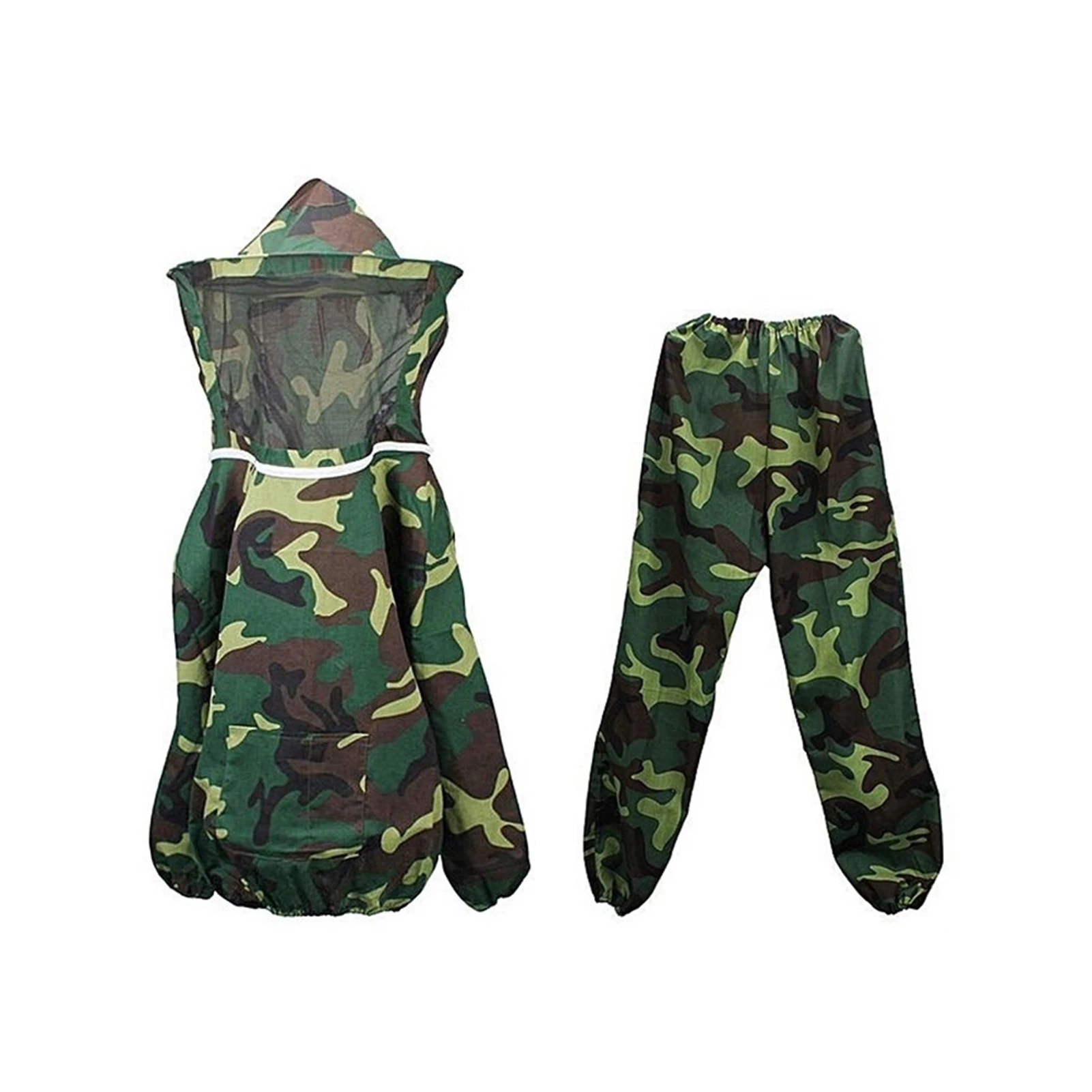 

Безопасный пчеловодческий костюм для взрослых, домашний задний двор, передняя молния, полный корпус, прочный, практичный, многофункциональный, анти-пчела, съемный