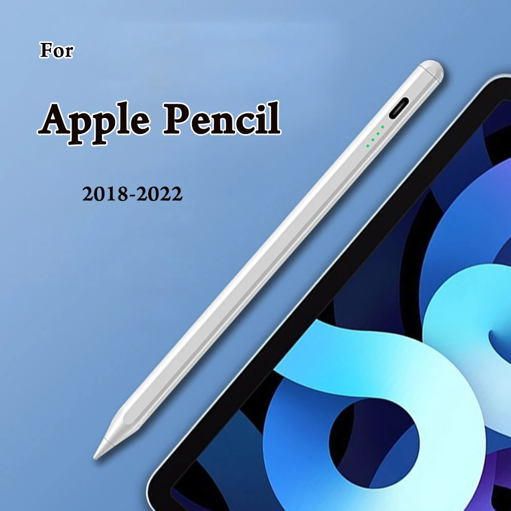 Per Ipad Pencil Stylus Pen Power Display Palm Rejection Per Ipad 9 Generation Pencil Pro 11 12.9 2022 -2018 Per Accessori Ipad